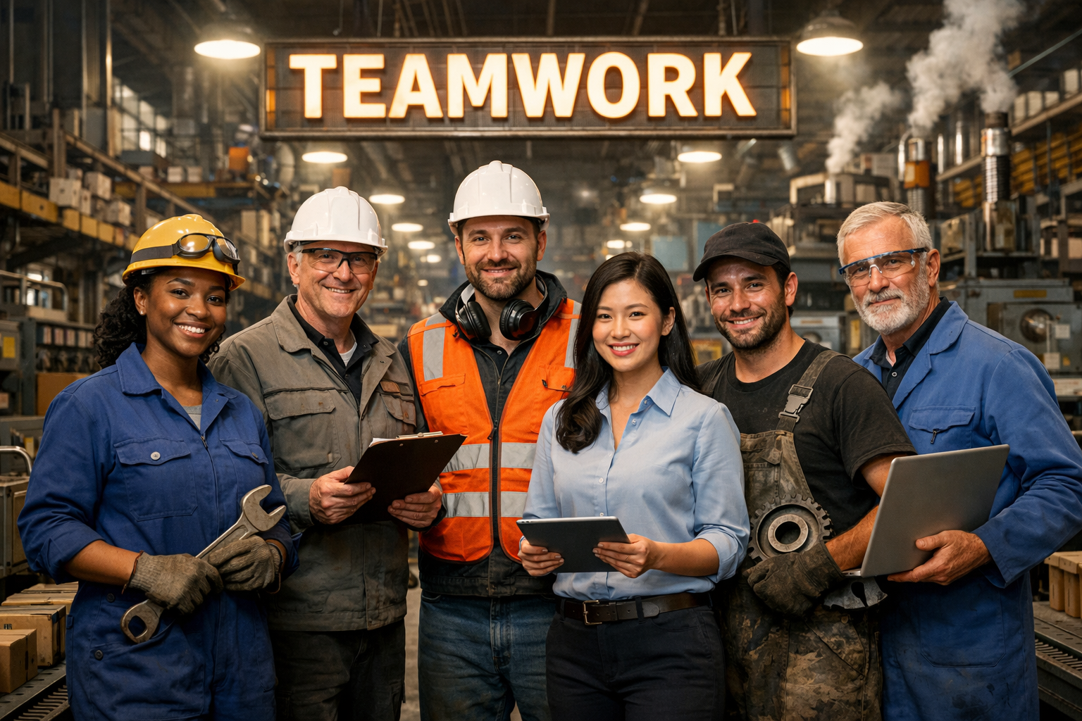 a team in form of factory-1